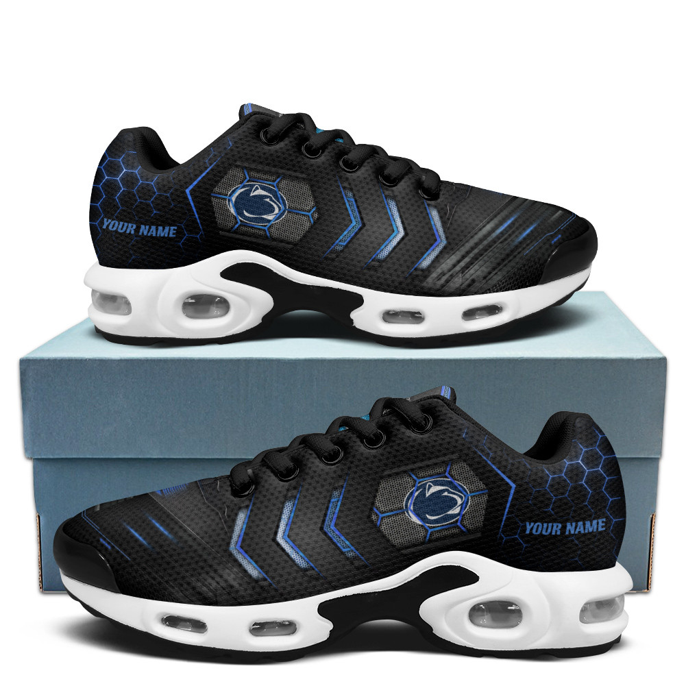 penn state personalized name team colors arrow line beehive pattern tn air max shoes air cushion sneakers 1252 bwh7j
