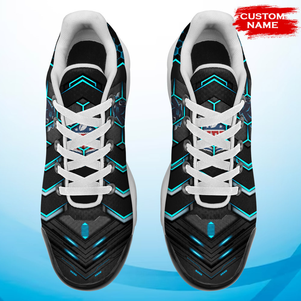 personalized carolina panthersteam logo team neon color tn air max shoes air cushion sneakers 5568 evsoo