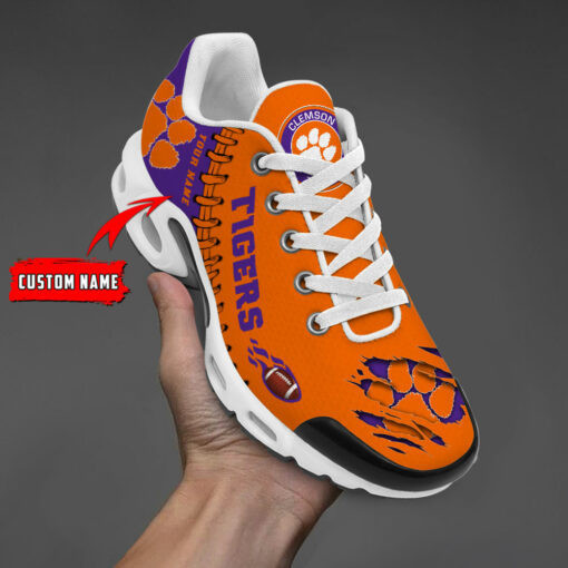 personalized clemson tigers team logo pattern tn air max shoes air cushion sneakers 9159 rsw6l