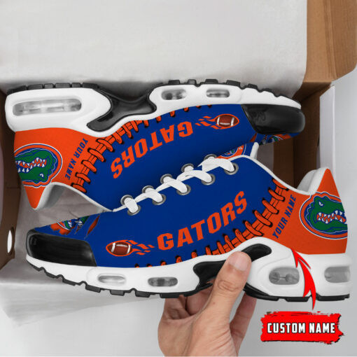 Personalized Florida Gators Team Logo Rugby Ball Pattern TN Shoes Air Cushion Sneakers