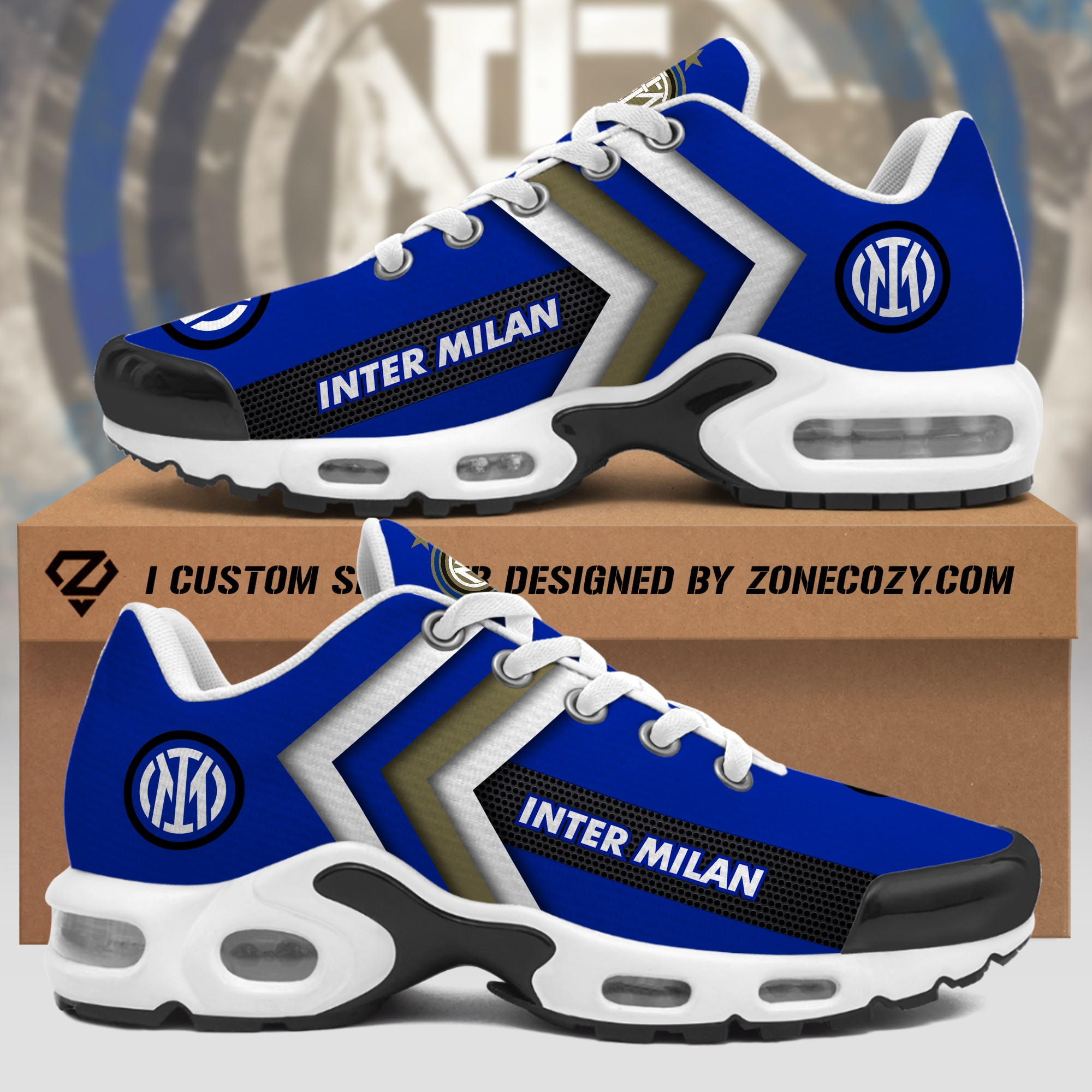 personalized inter milan air cushion sneaker 2781 bdlcc