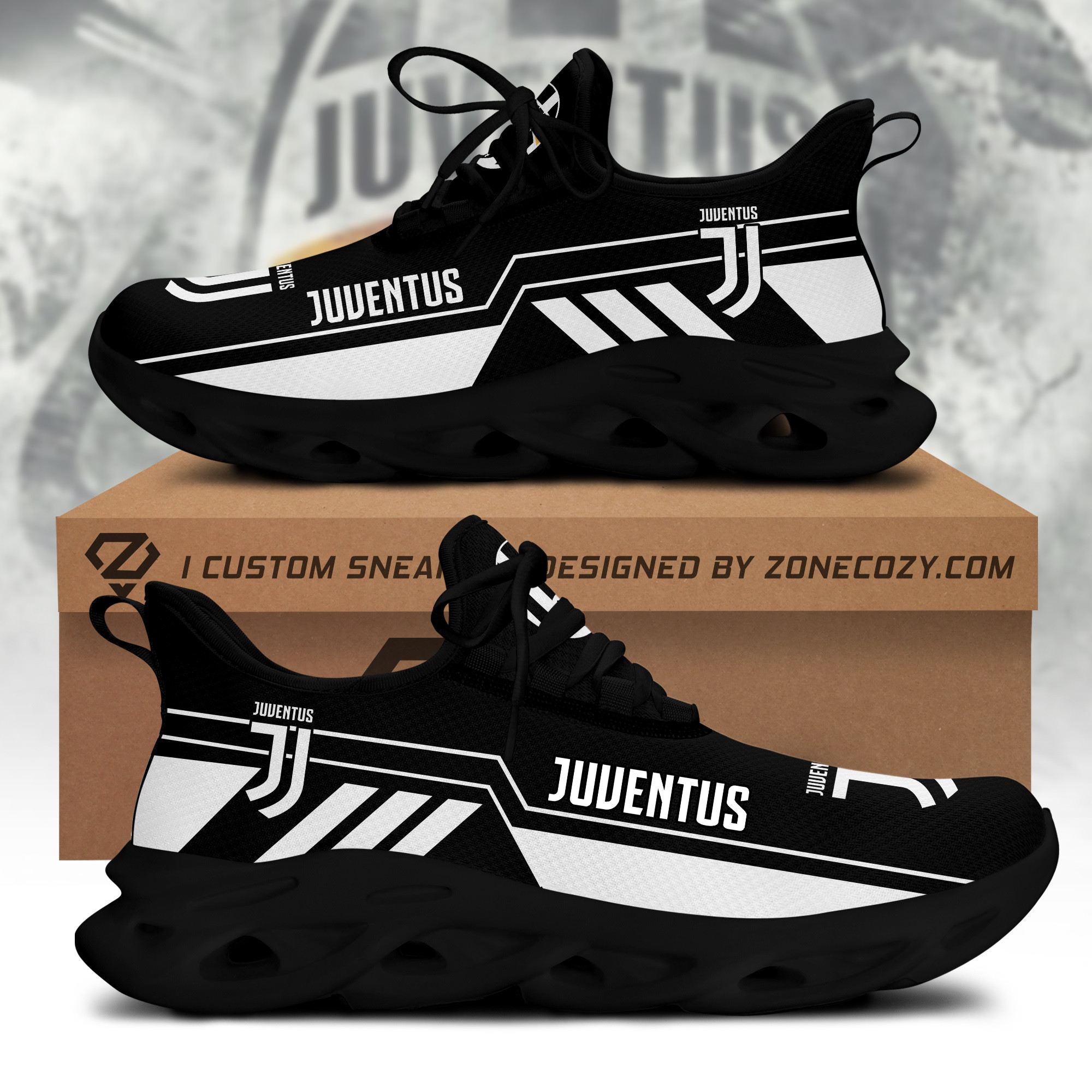 Personalized Juventus Q8 Clunky Custom Sneaker