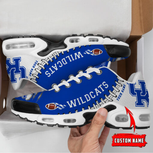 Personalized Kentucky Wildcats Team Logo Rugby Ball Pattern TN Air Max Shoes Air Cushion Sneakers