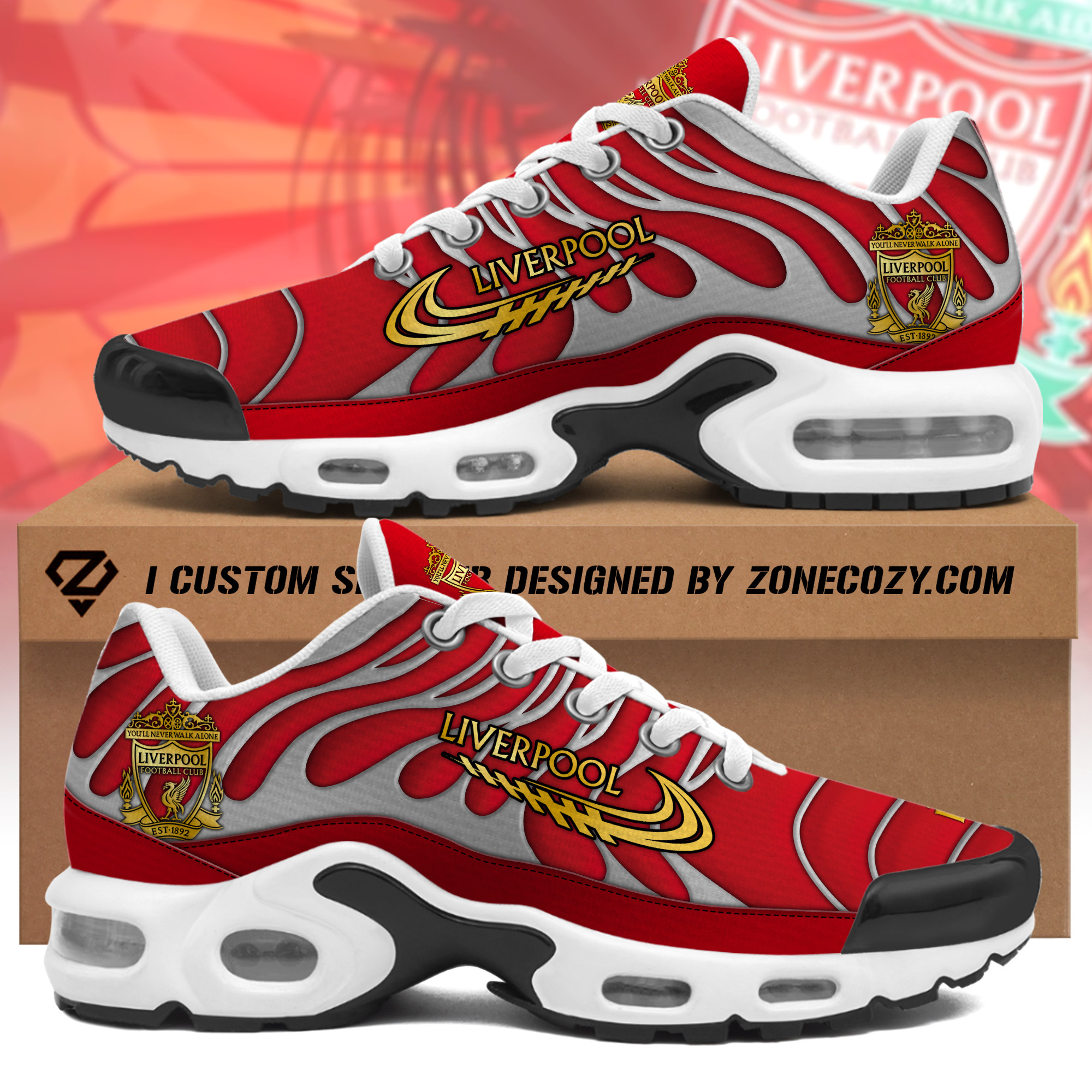 personalized liverpool air cushion sneaker v10 8148