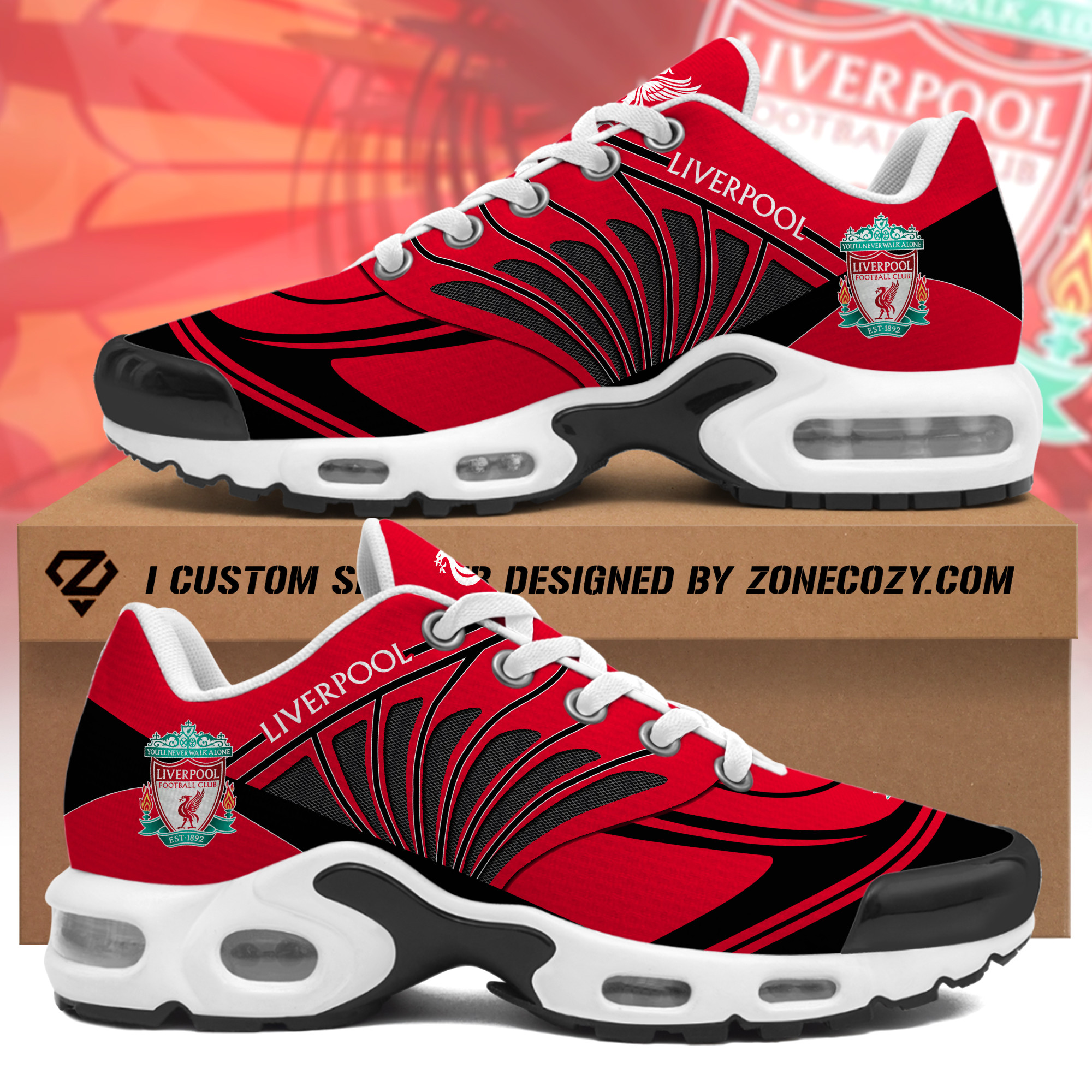 Personalized Liverpool Air Cushion Sneaker V2