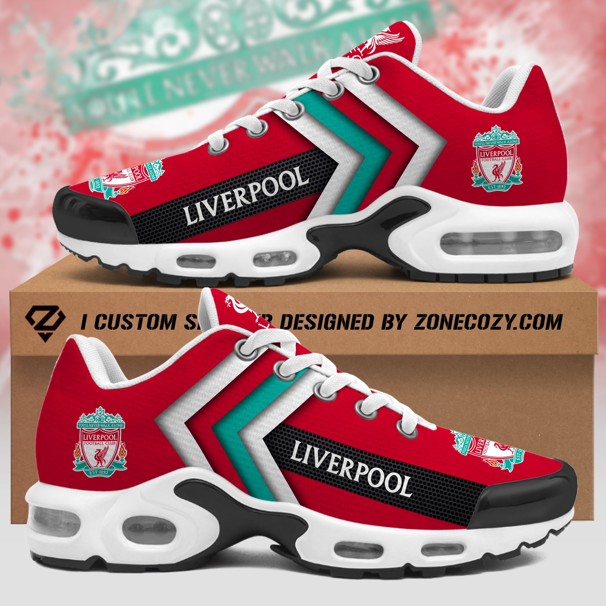 Personalized Liverpool Air Cushion Sneaker V3