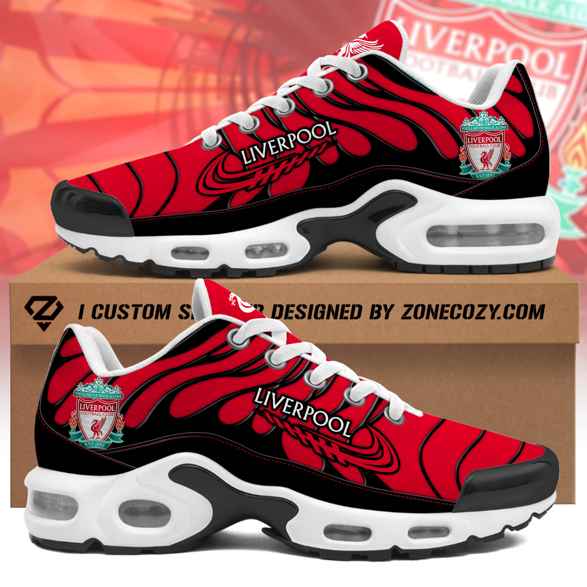 Personalized Liverpool Air Cushion Sneaker V6
