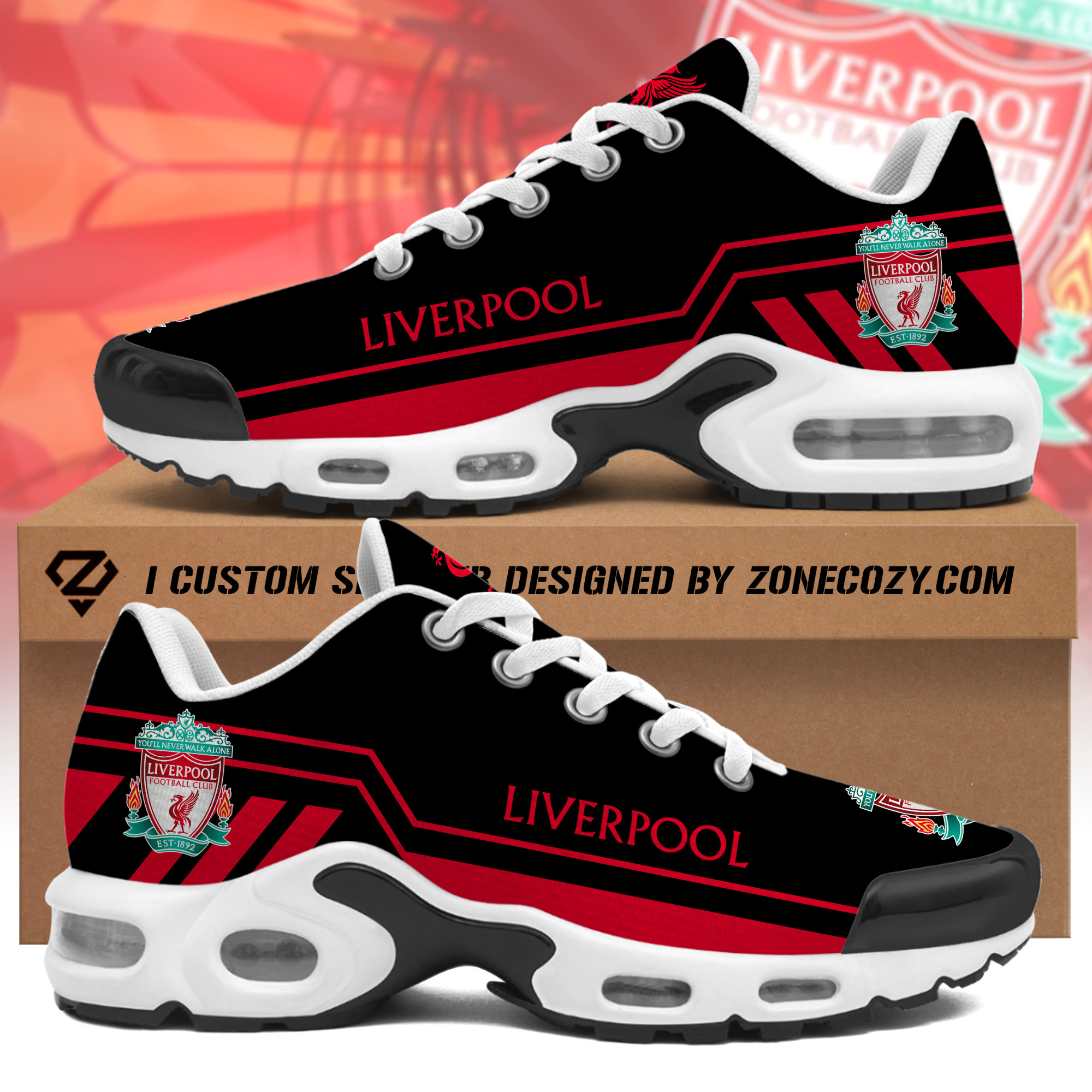 Personalized Liverpool Air Cushion Sneaker V7
