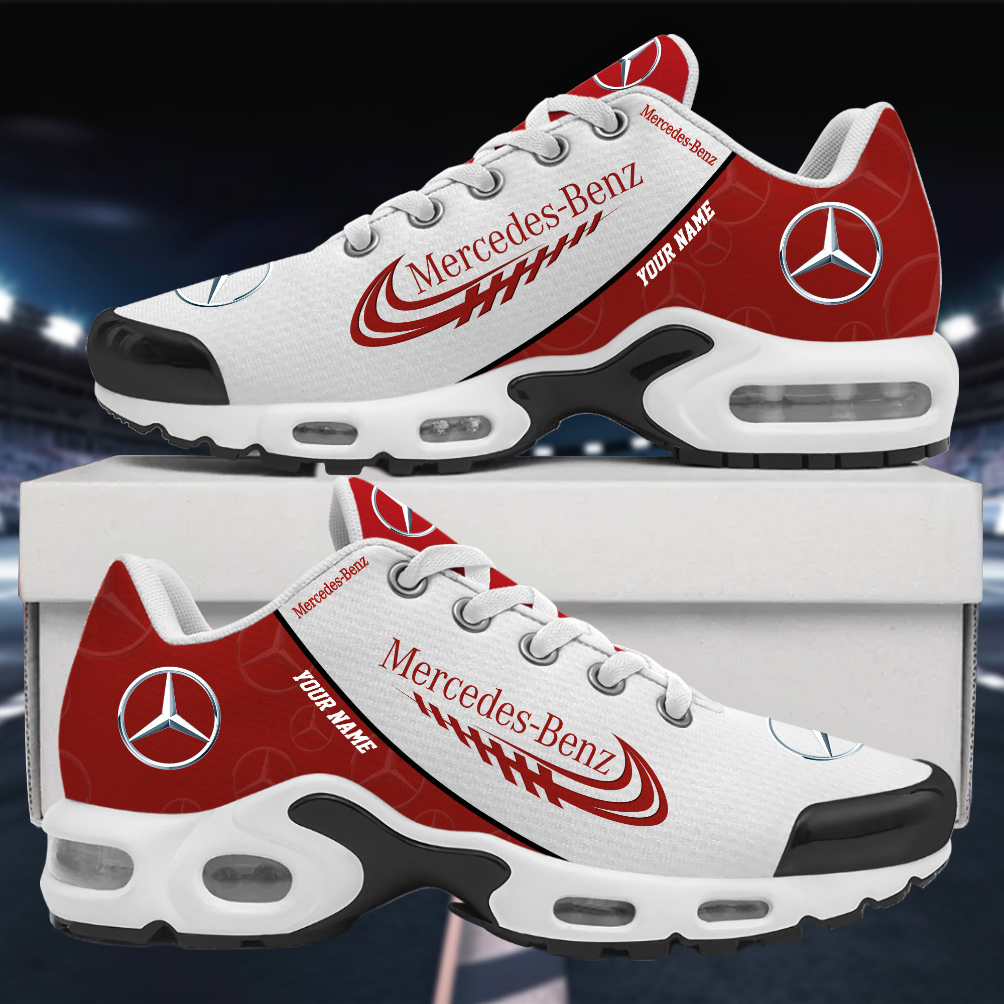 personalized mercedes air cushion sneaker v3 8034 oykvo