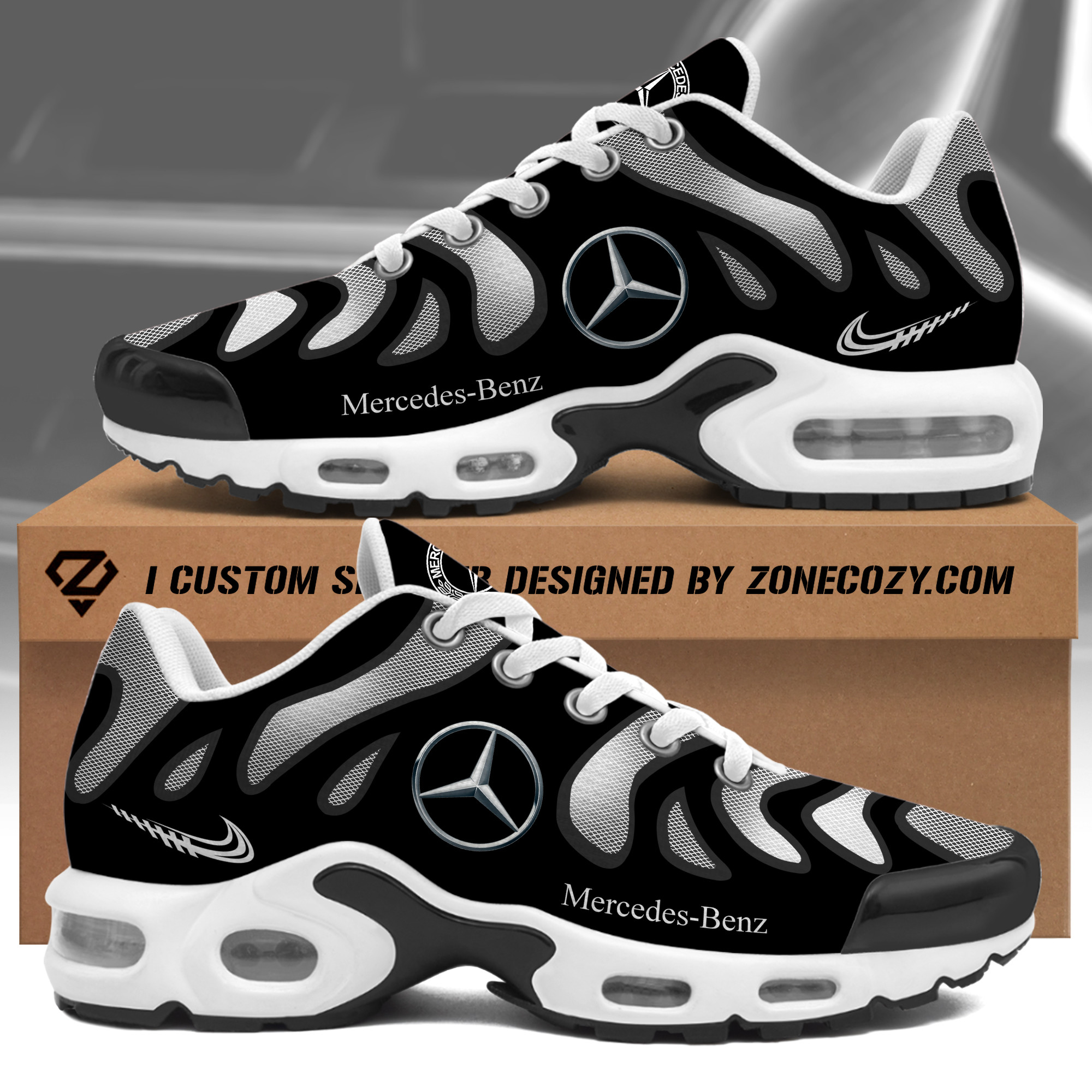 personalized mercedes air cushion sneaker v6 3310 syj1e