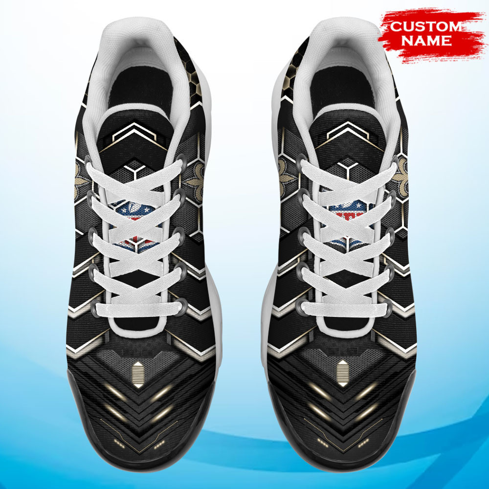 personalized new orleans saintsteam logo team neon color tn air max shoes air cushion sneakers 2300 tpeod