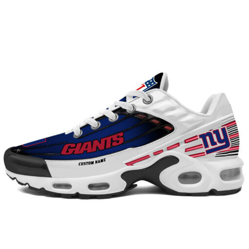 personalized new york giantsblack and team color stripes white tn air max shoes air cushion sneakers 7922 oyhdd