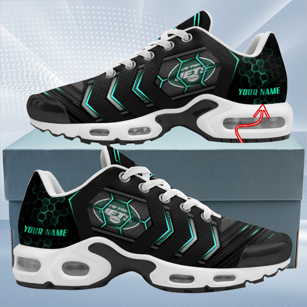 personalized new york jetsteam logo team neon color tn air max shoes air cushion sneakers 2740