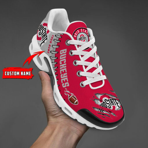 personalized ohio state buckeyes team logo pattern tn air max shoes air cushion sneakers 5440 08jfy