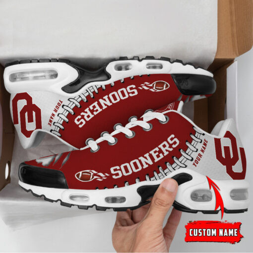 personalized oklahoma sooners team logo pattern tn air max shoes air cushion sneakers 7932 lllpp