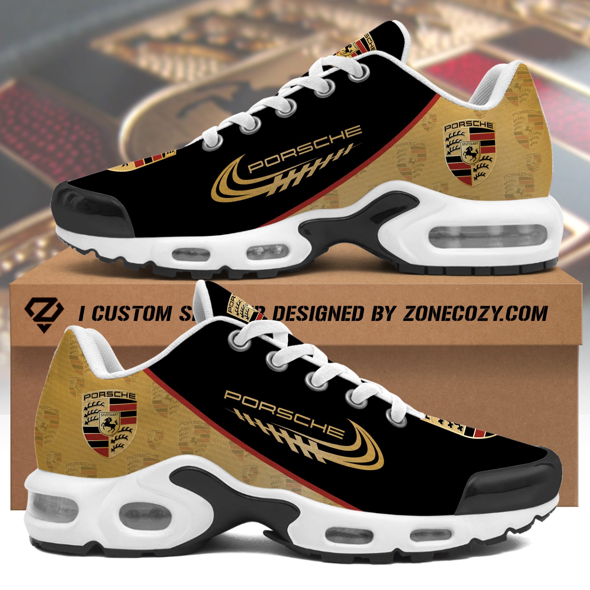 Personalized Porsche Air Cushion Sneaker