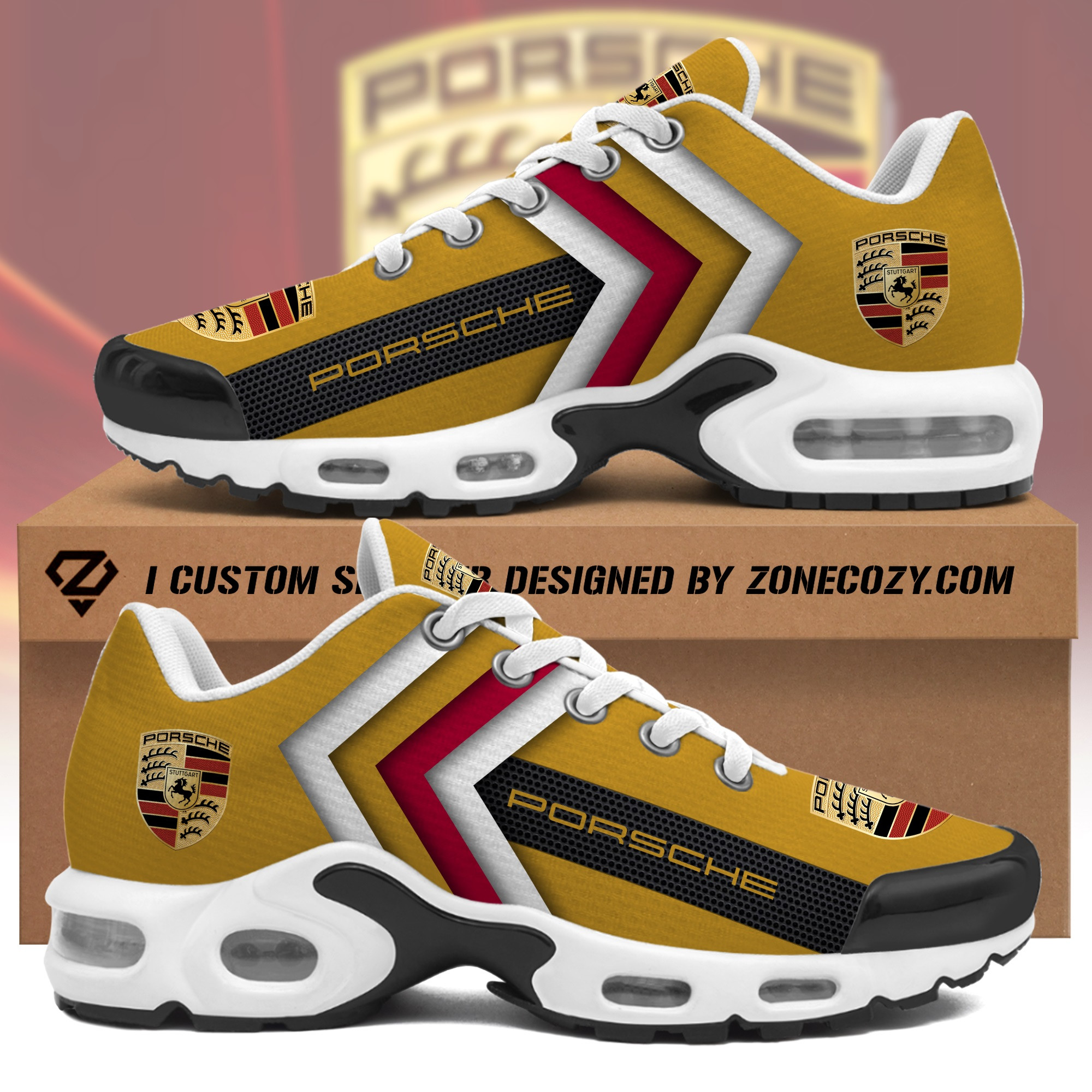 Personalized Porsche Air Cushion Sneaker V2