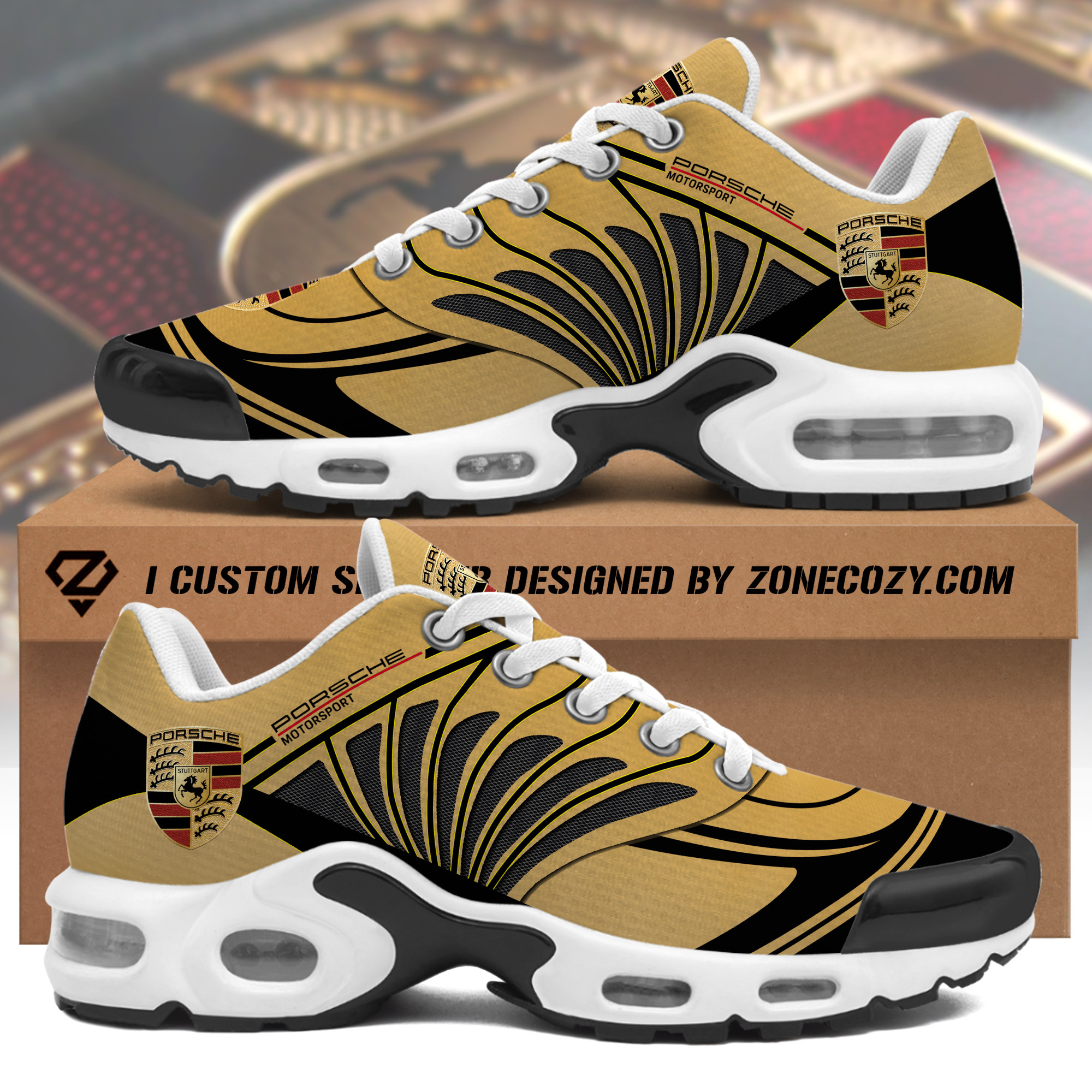 Personalized Porsche Air Cushion Sneaker V5
