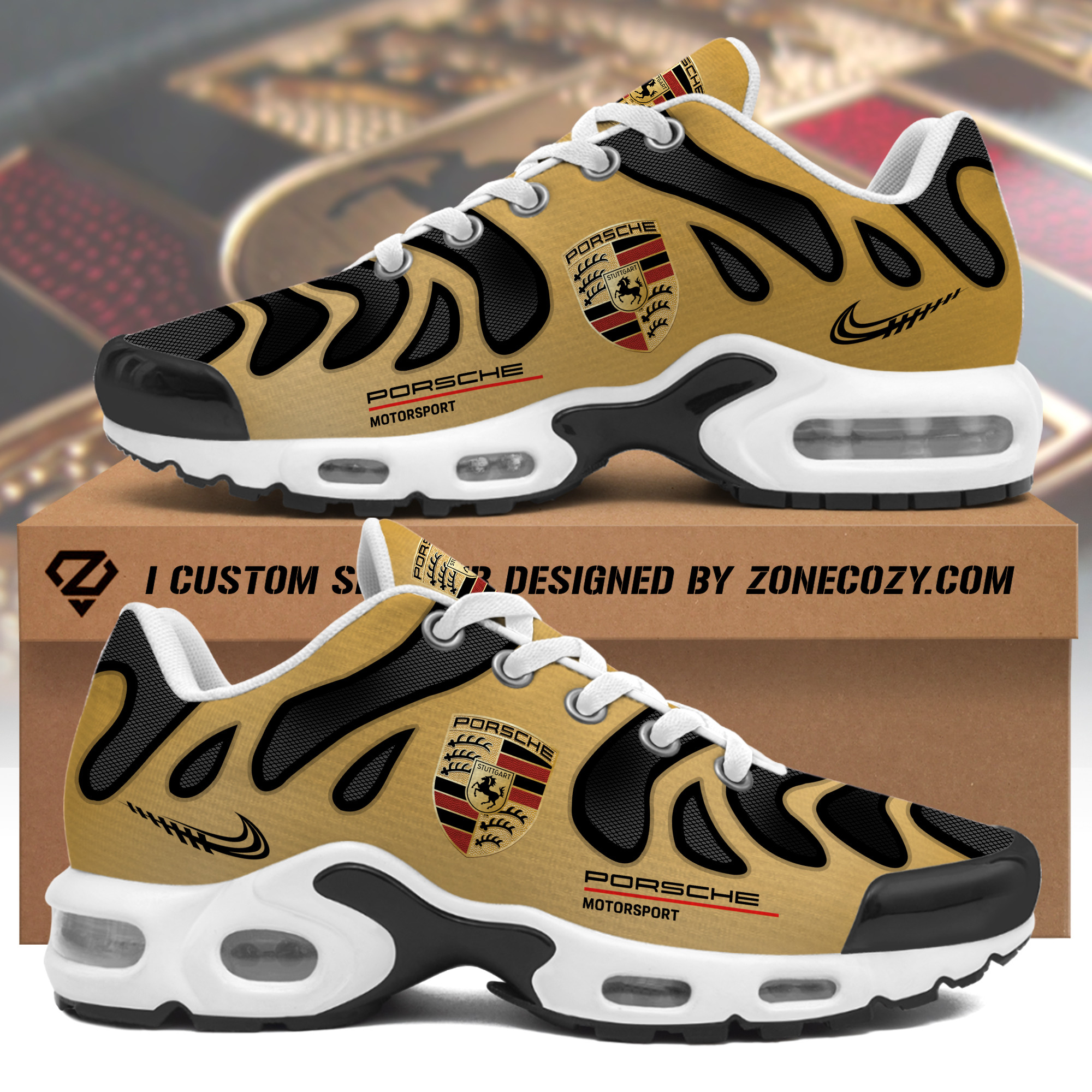 Personalized Porsche Air Cushion Sneaker V6