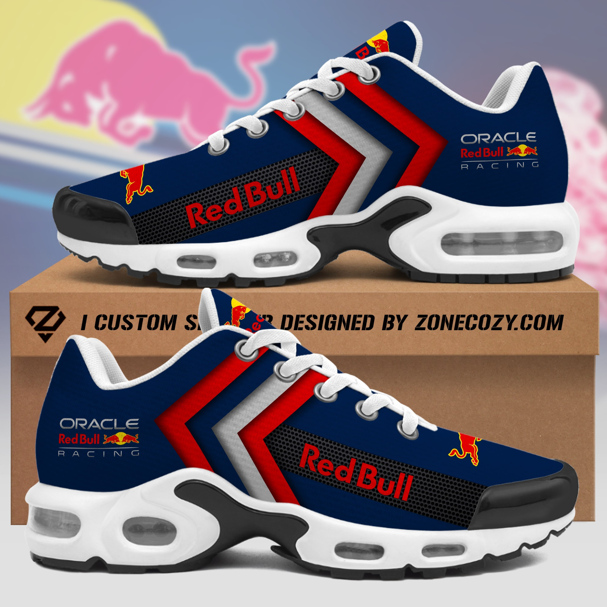 Personalized Redbull Racing Air Cushion Sneaker