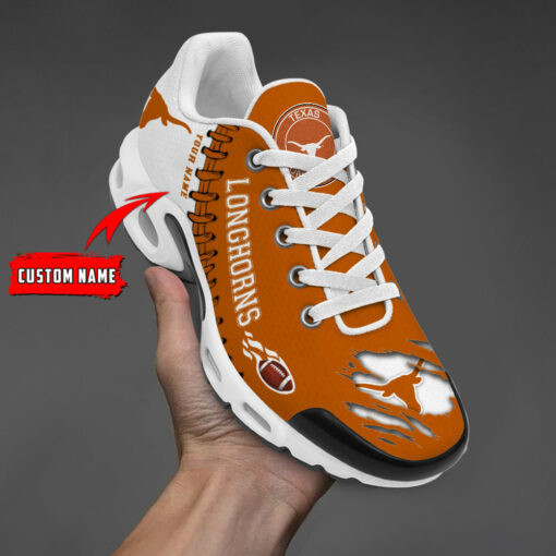 Personalized Texas Longhorns Team Logo Pattern TN Air Max Shoes Air Cushion Sneakers