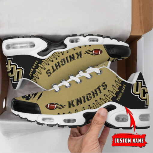Personalized UCF Knights Team Logo Rugby Ball Pattern TN Air Max Shoes Air Cushion Sneakers
