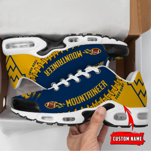 personalized west virginia mountaineers team logo pattern tn air max shoes air cushion sneakers 7374 ck7my