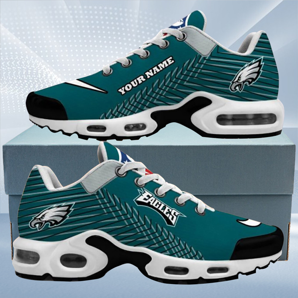 Philadelphia Eagles Custom Name Air Max Shoes Air Cushion Sneakers