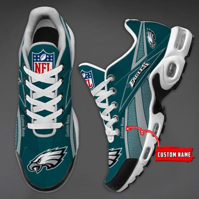 philadelphia eagles custom name air max shoes air cushion sneakers 8532
