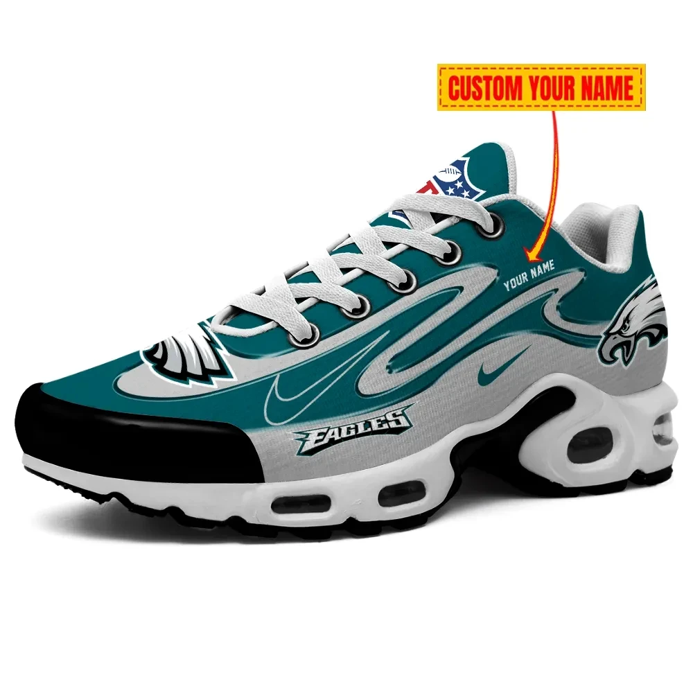 philadelphia eagles personalized name team mix colors v2 tn air max shoes air cushion sneakers 8777