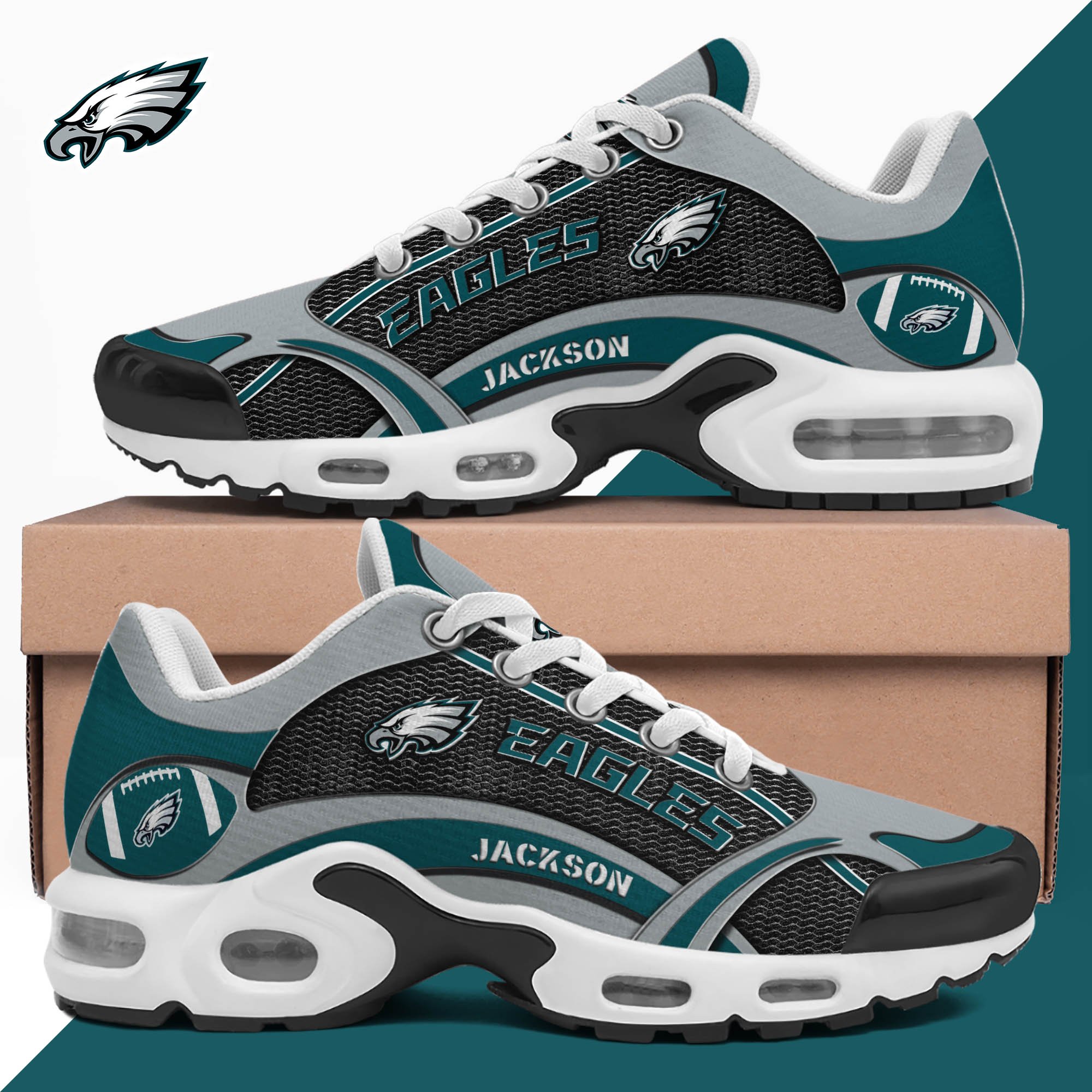 Philadelphia Eagles Team TN Shoes 2026 Version Custom Name 889