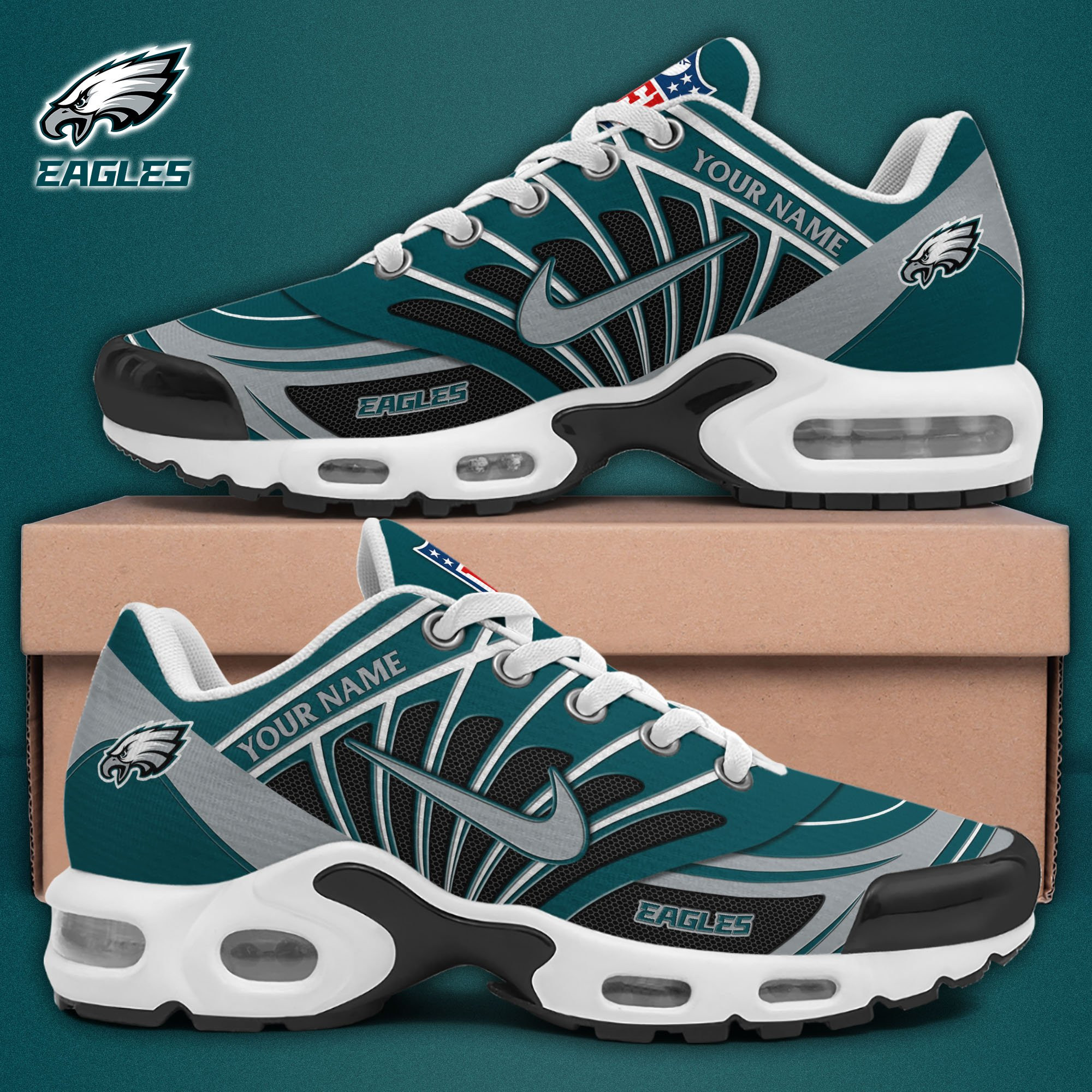 Philadelphia Eagles TN Shoes 2026 Versions Custom Your Name 921