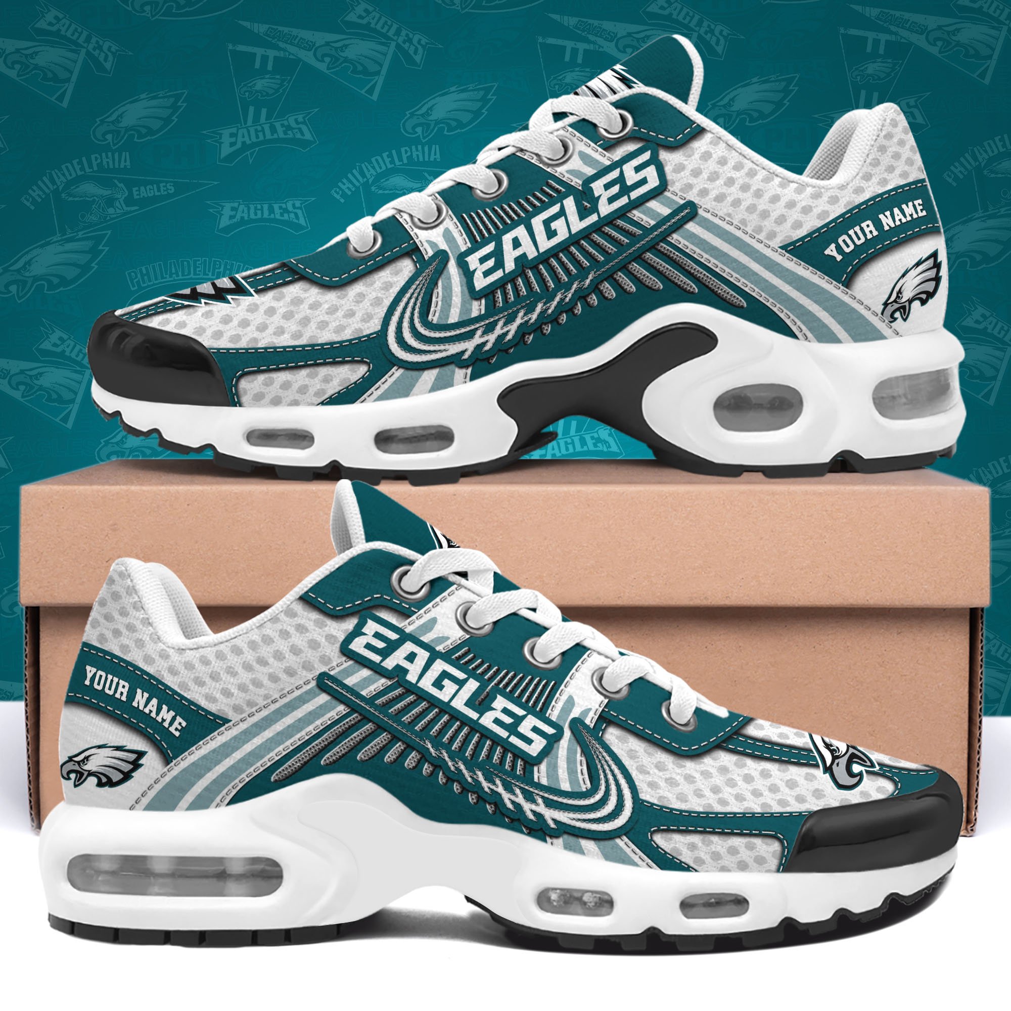 philadelphia eagles tn shoes custom your name sport team shoes 7897 arnno