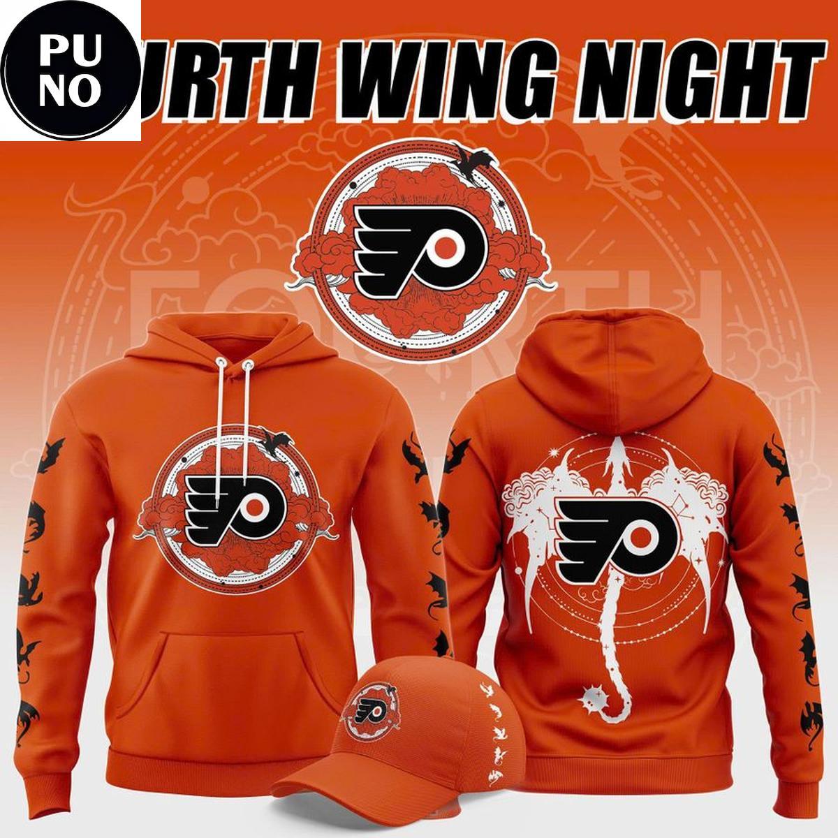 Philadelphia Flyers x Fourth Wing Night 2026 Hoodie 