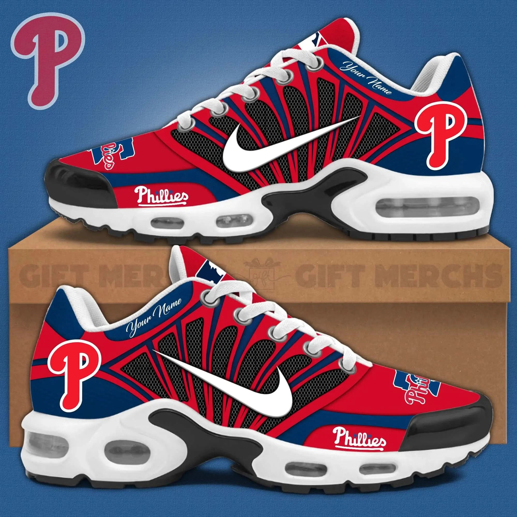 philadelphia phillies customized premium sport shoes 2093 s2fi9