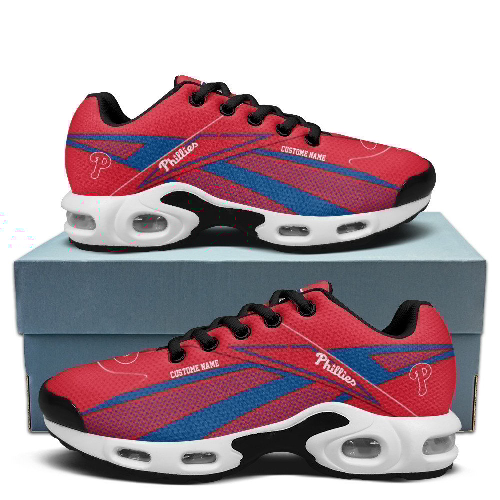 philadelphia phillies personalized name team colors supersonic line pattern tn air max shoes air cushion sneakers 2650 9wbpn