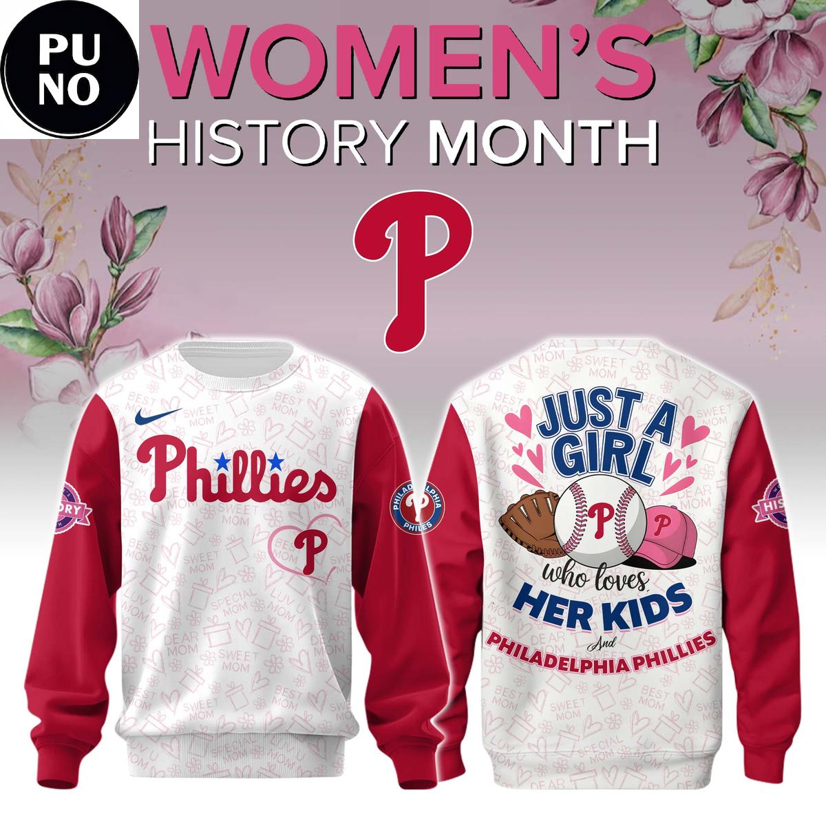Philadelphia Phillies Women's History Month 2026 Sweatshirt 