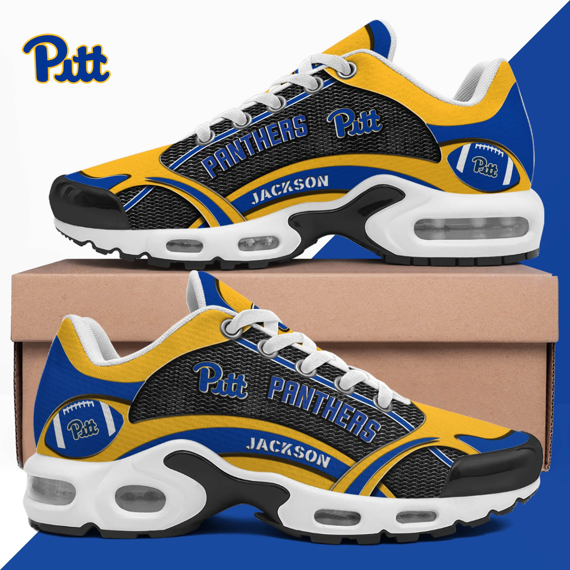 pittsburgh panthers team tn shoes 2026 version custom name 889 3002