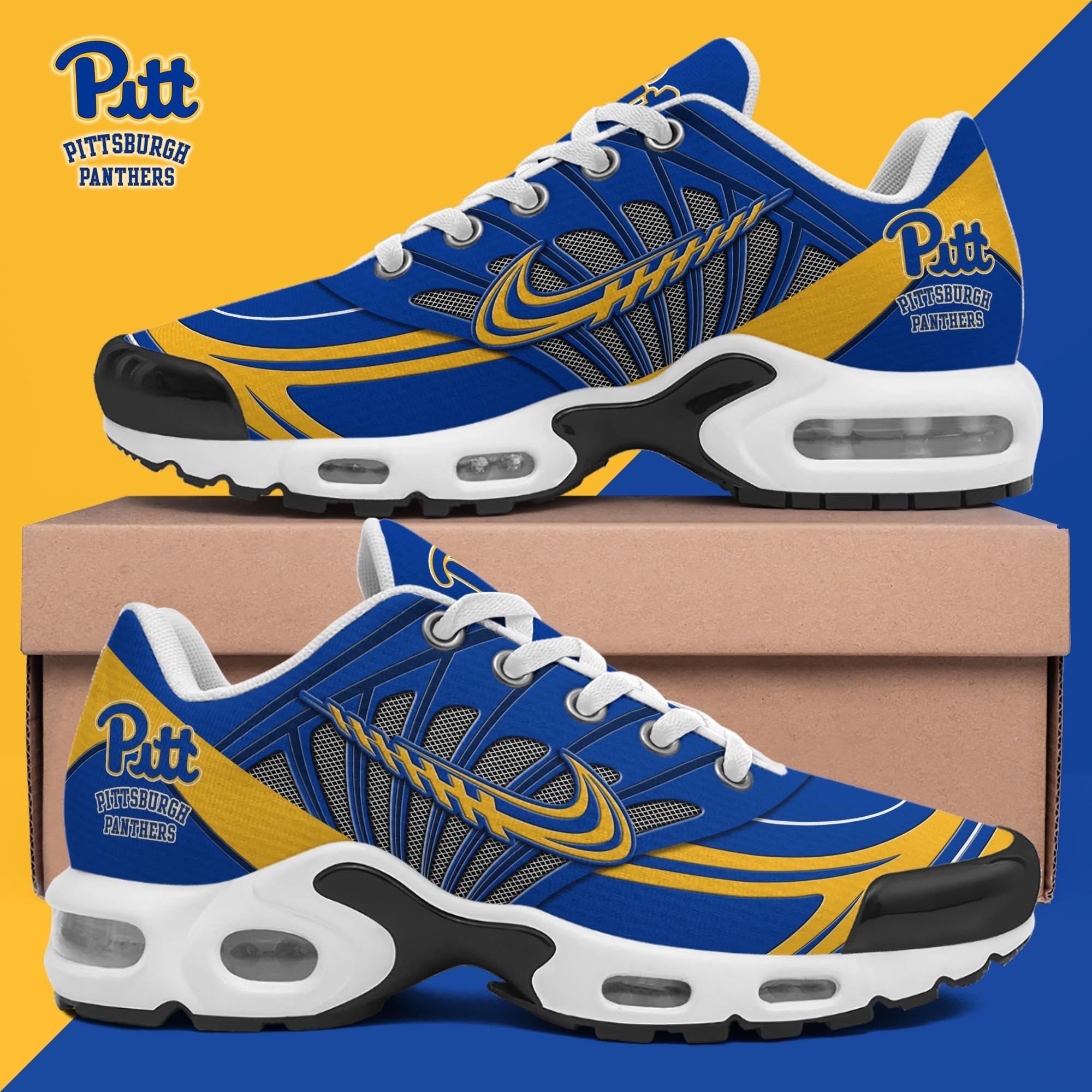 pittsburgh panthers tn shoes 2026 version custom name 135 8139 clptb