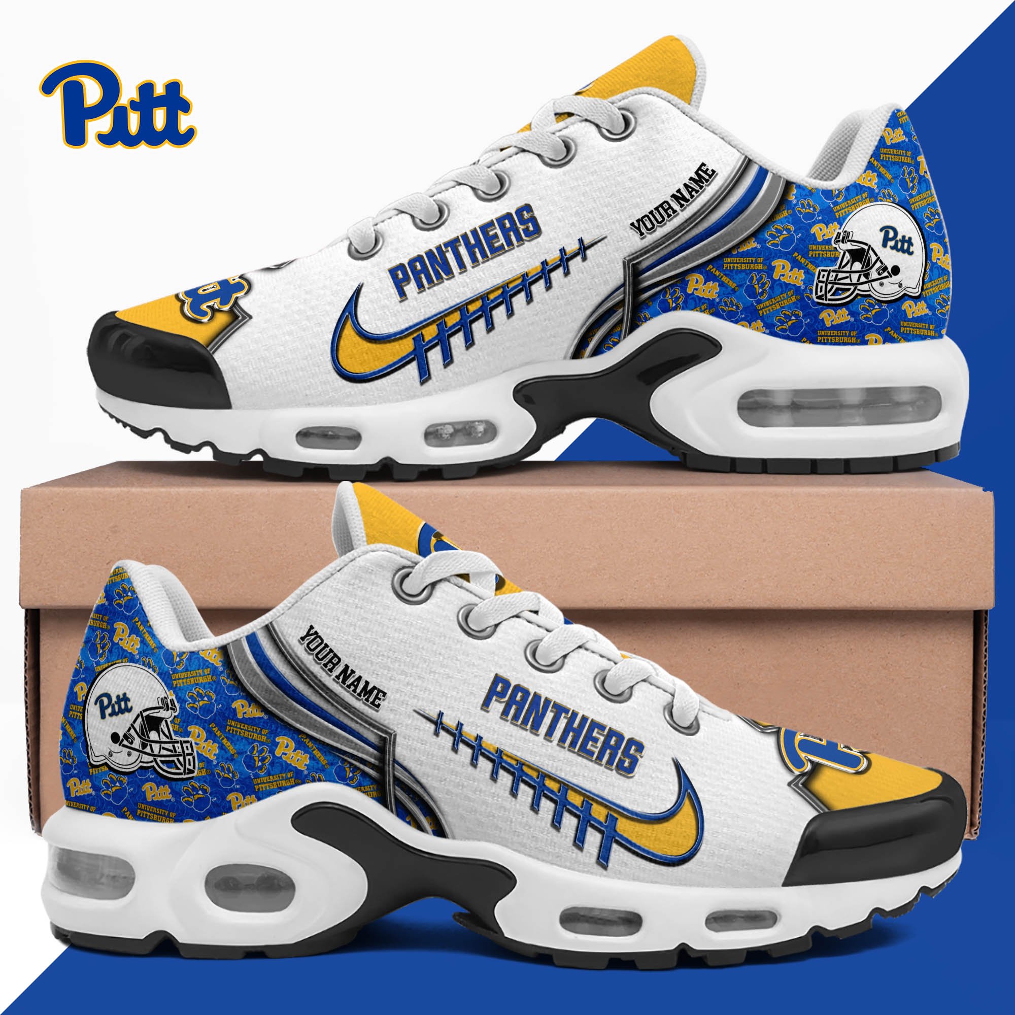 pittsburgh panthers tn shoes 2026 version custom your name 642 4019 0ydc4