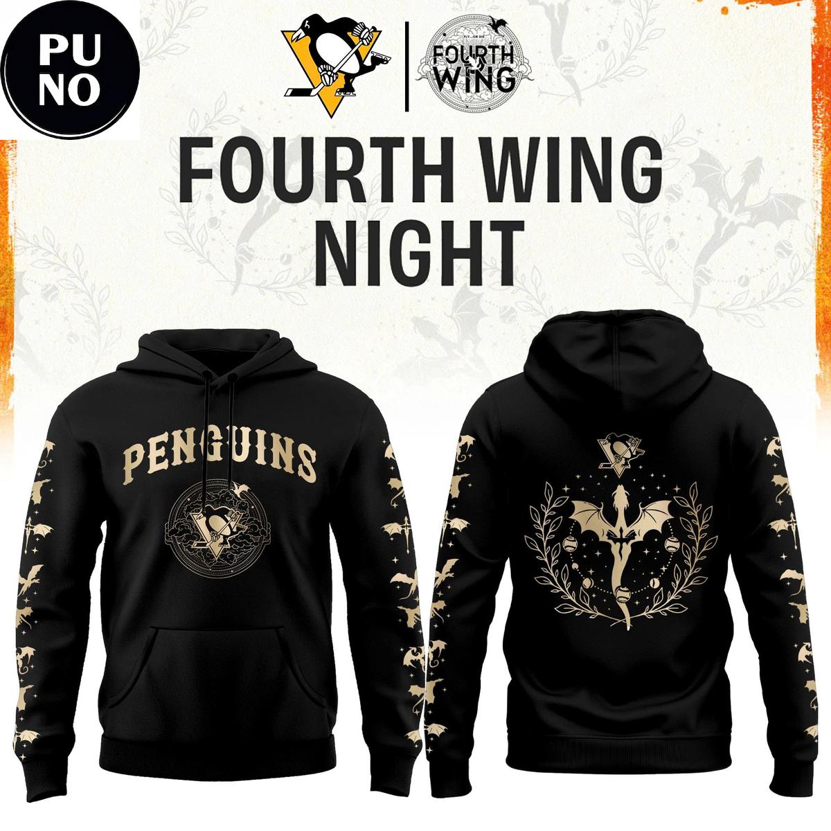 Pittsburgh Penguins Fourth Wings Night 2026 Hoodie T-Shirt 
