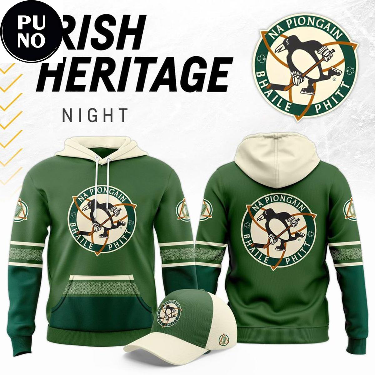 Pittsburgh Penguins x Irish Heritage Night 2026 Hoodie 