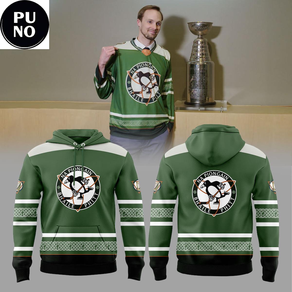Pittsburgh Penguins x Irish Heritage Night 2026 Hoodie T-Shirt 