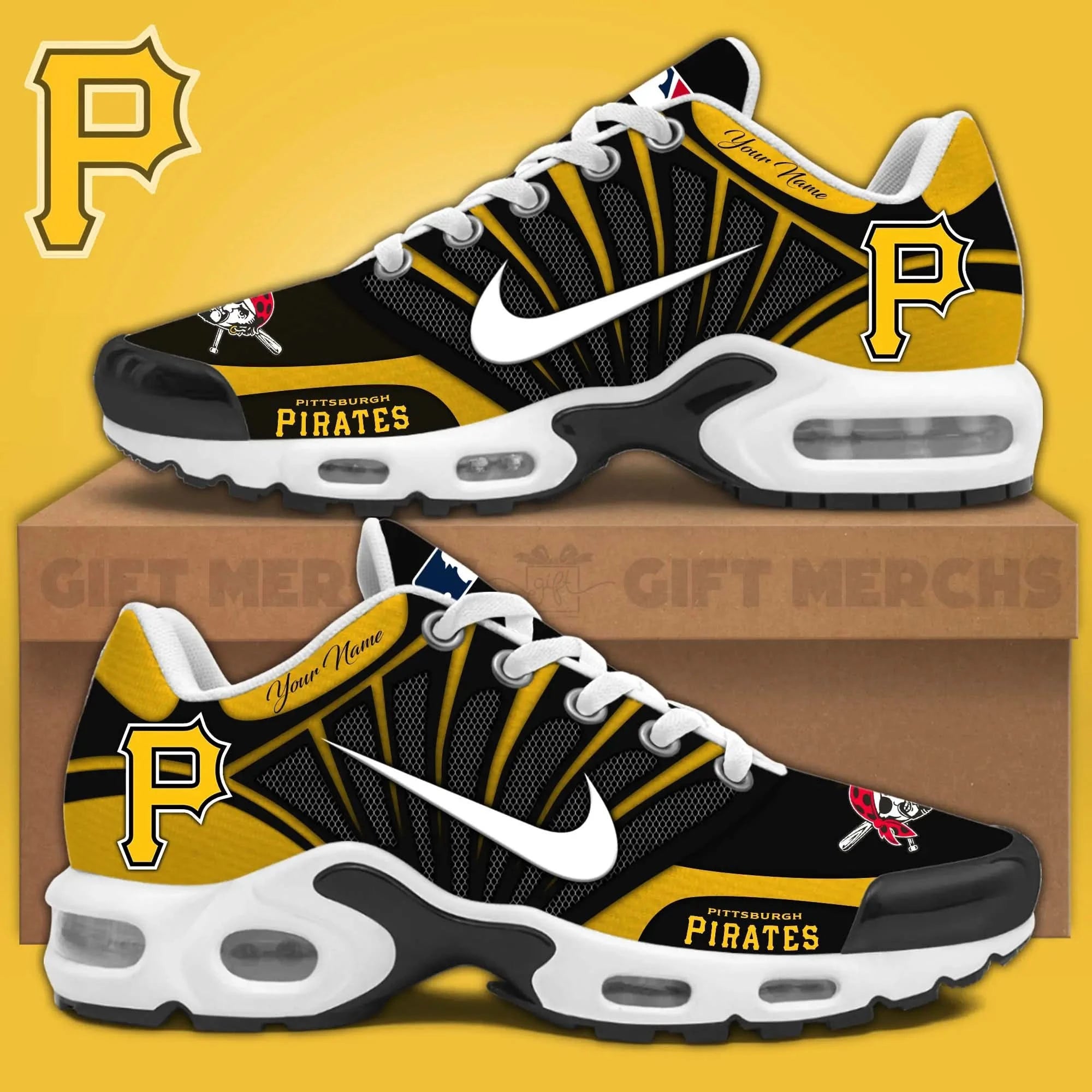 Pittsburgh Pirates Customized Premium Sport Shoes