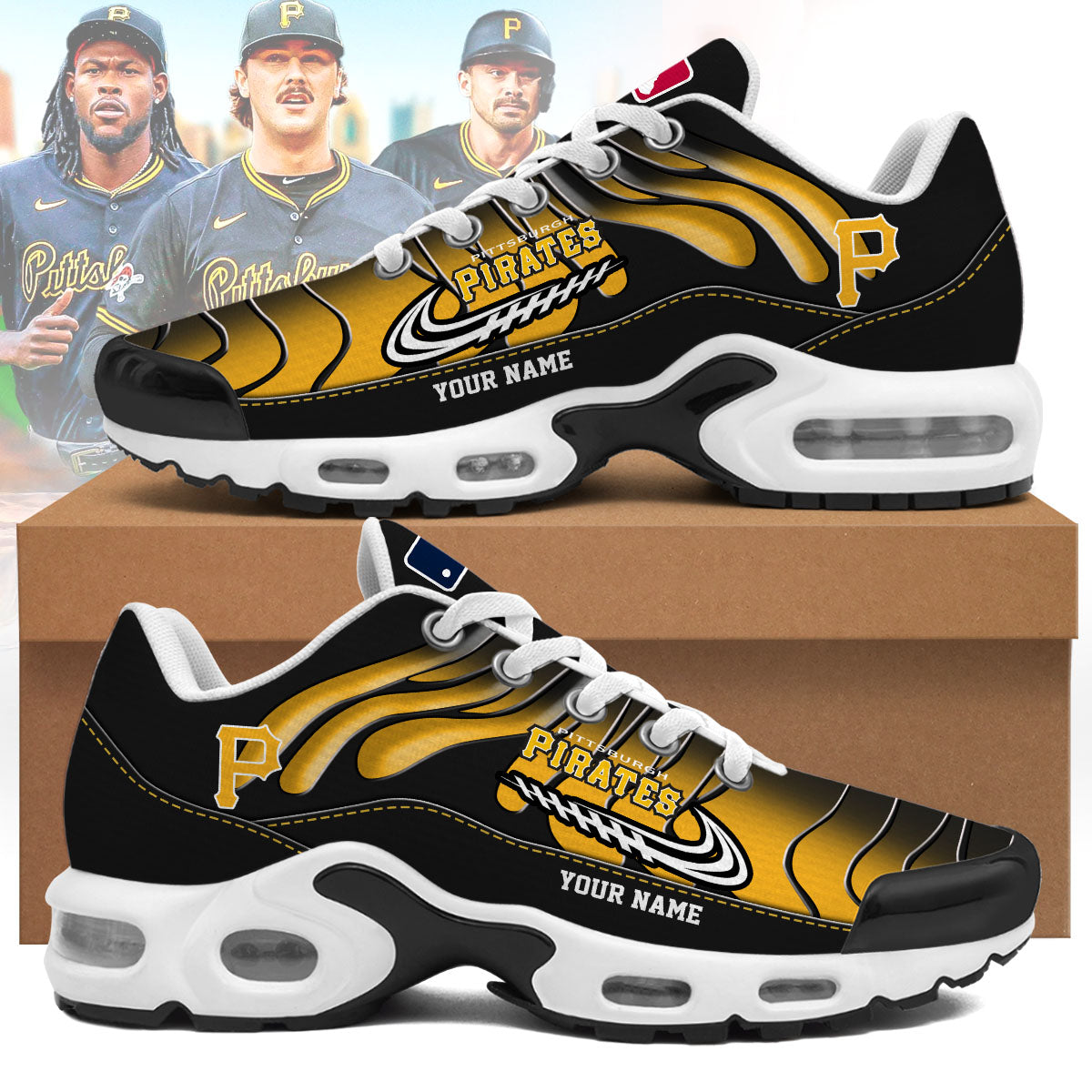 Pittsburgh Pirates Personalized Air Max Shoes