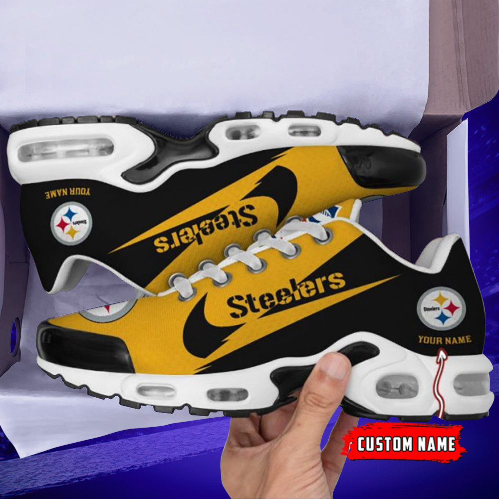 pittsburgh steelers logo custom name air max shoes air cushion sneakers 9482 jyyb6