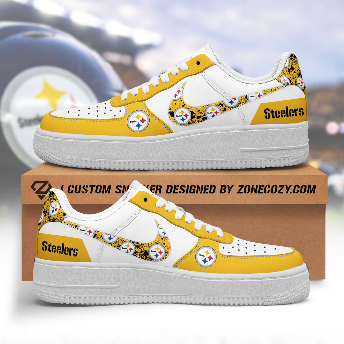 Pittsburgh Steelers NAF Custom Sneaker P200606