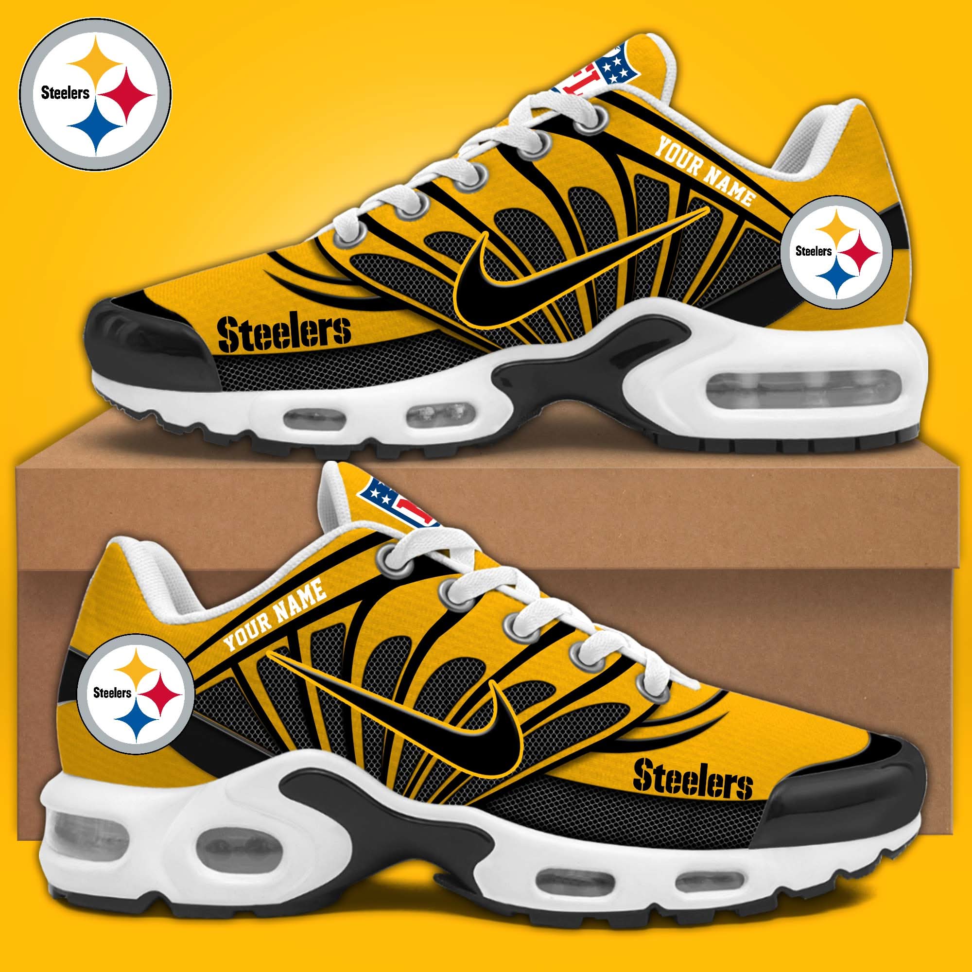 Pittsburgh Steelers Personalized Shoes 