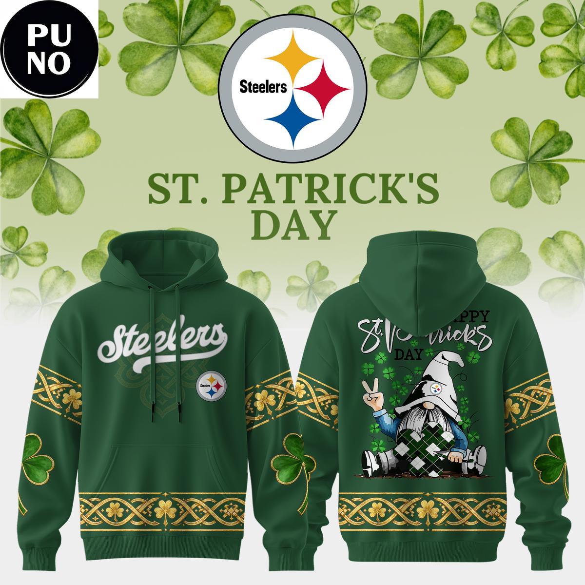 Pittsburgh Steelers St. Patrick's Day 2026 Hoodie T-Shirt 