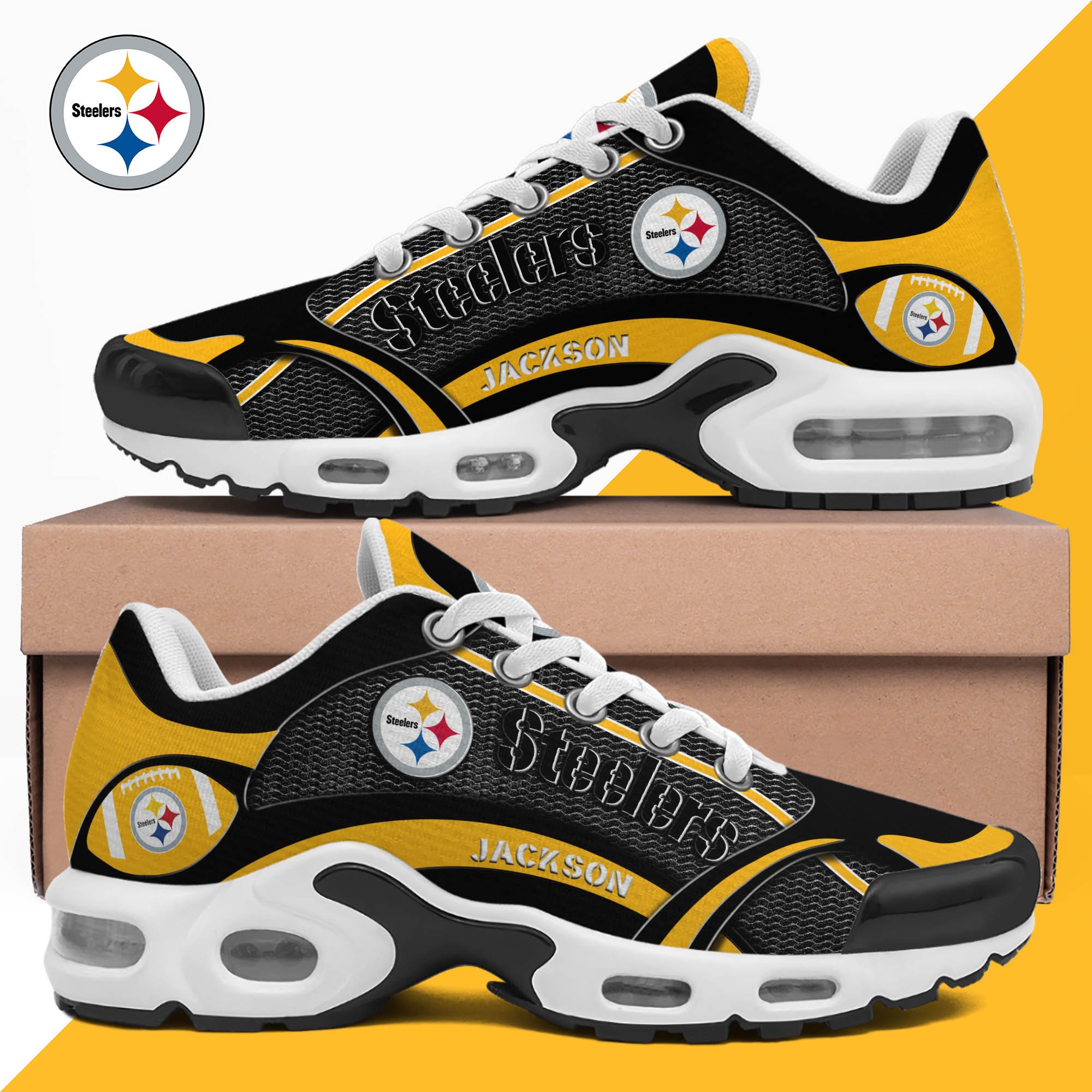 Pittsburgh Steelers Team TN Shoes 2026 Version Custom Name 889